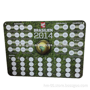 Tin Advertising Sign Badge, Made of Food Grade Tinplate, Customized Designs are Welcome